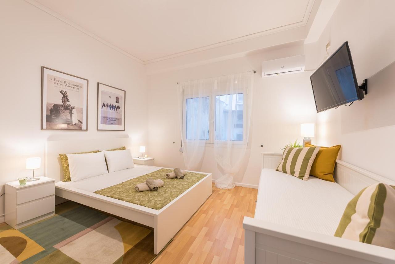 Apartment At Megaro Mousikis St Semi Basement 1Bed 2 Pers Atenas Exterior foto